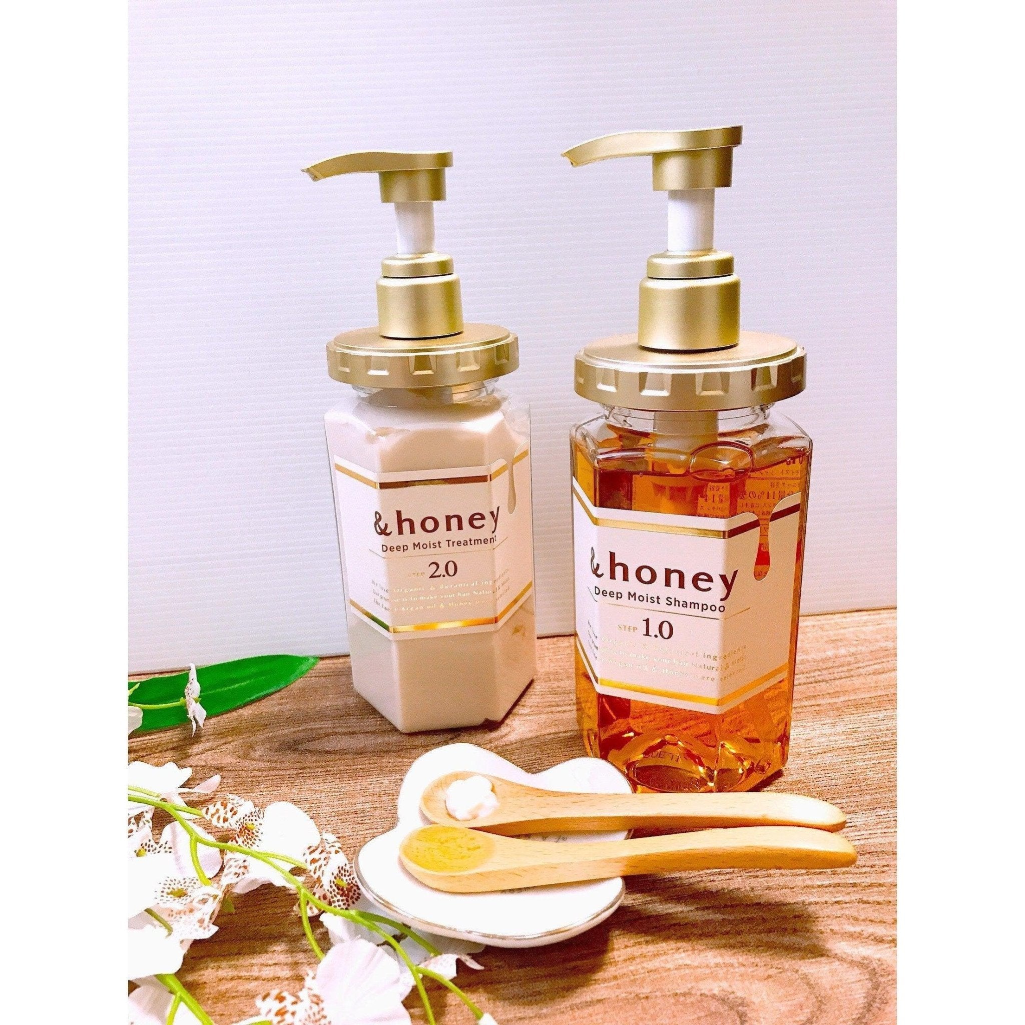 &honey Deep Moist Treatment 2.0 (Japanese Honey Hair Conditioner) 445g - YOYO JAPAN