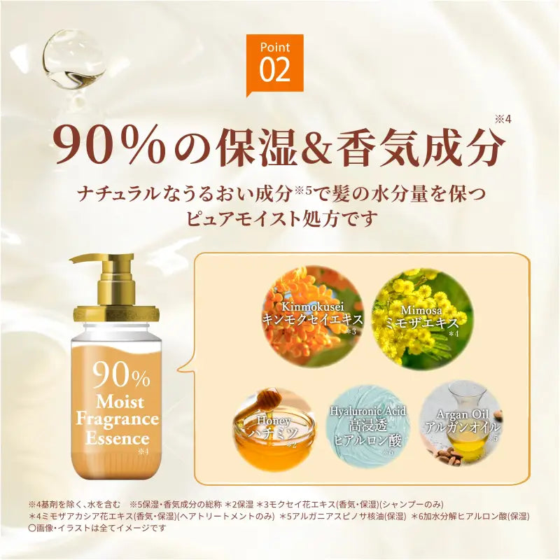Honey Fleur Osmanthus Shampoo 1.0 Japan 350Ml Refill Scent