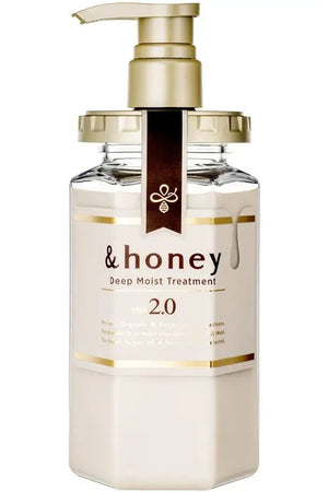 Honey Japan Deep Moist Hair Treatment 2.0 Intensive Moisturizing Organic 445G