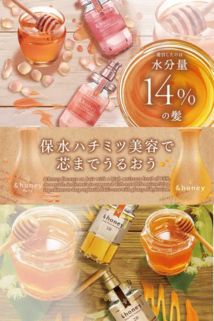 Honey Melty Moist Repair Shampoo Refill 350Ml - Japan Swell Care Adjusts Swells & Habits