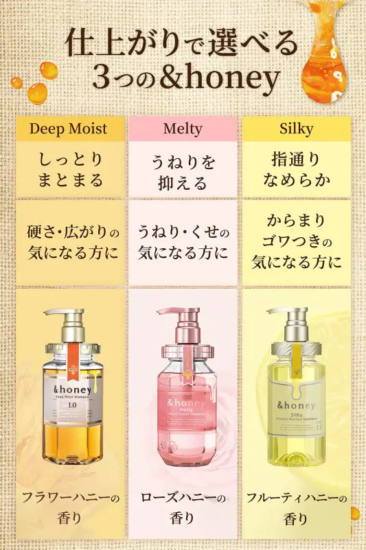 Honey Silky Smooth Moisture Hair Treatment Refill Japan - Even Stiff Smoothed 350G