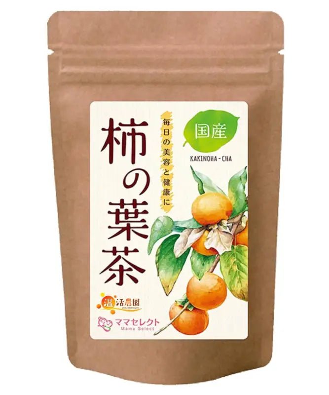Honjien Tea Persimmon Leaf Tea 3g x 30 Bags - Non - Caffeine Tea - Pesticide Residue Testing