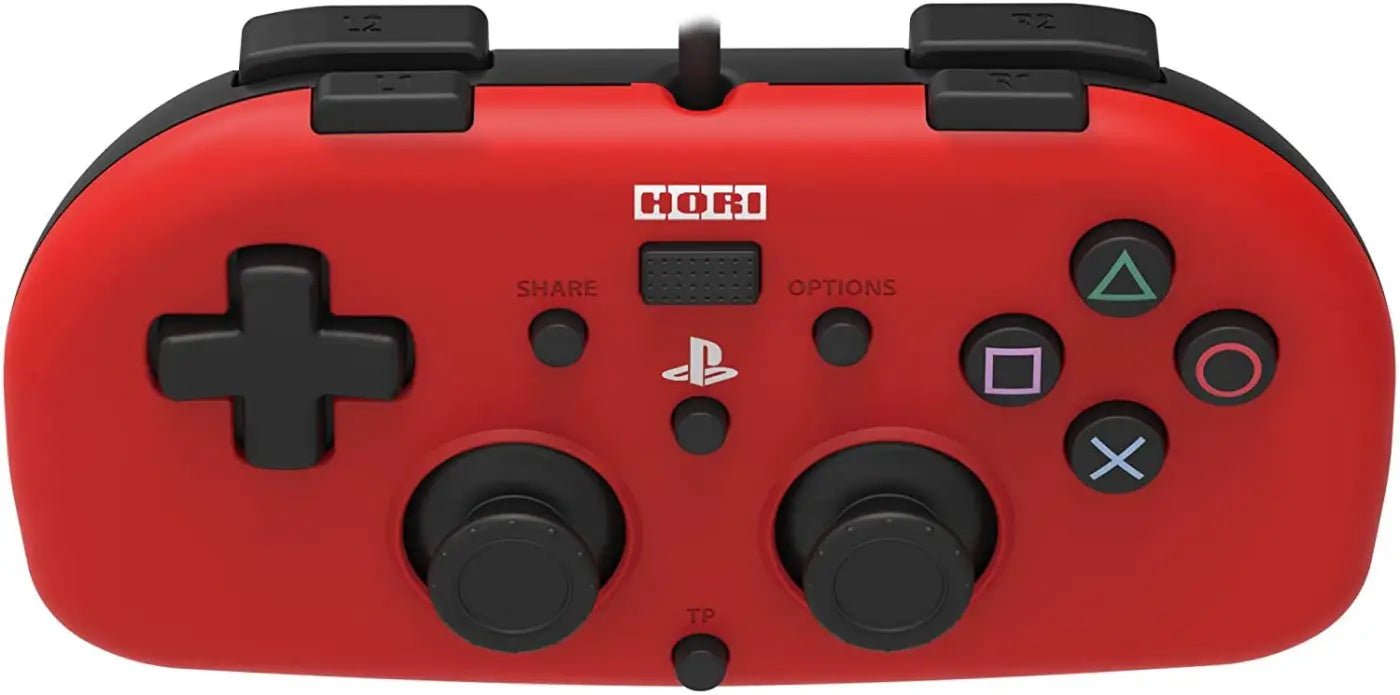 HORI Ps4 Playstation 4 Wired Controller Light Red