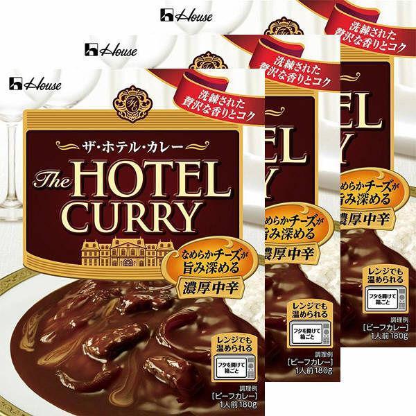 House The Hotel Curry Sauce Thick Type 180g x 3 Packs