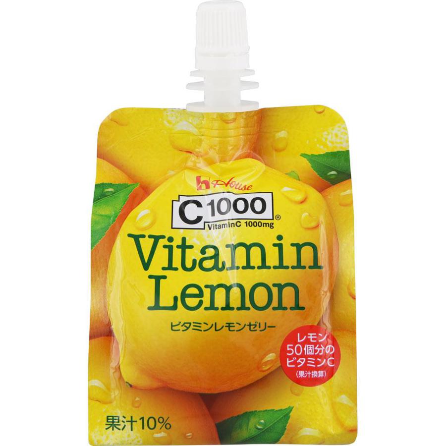 House Wellness Foods C1000 Vitamin Lemon Jelly 180g - Healthy Japanese Foods And Supplements
