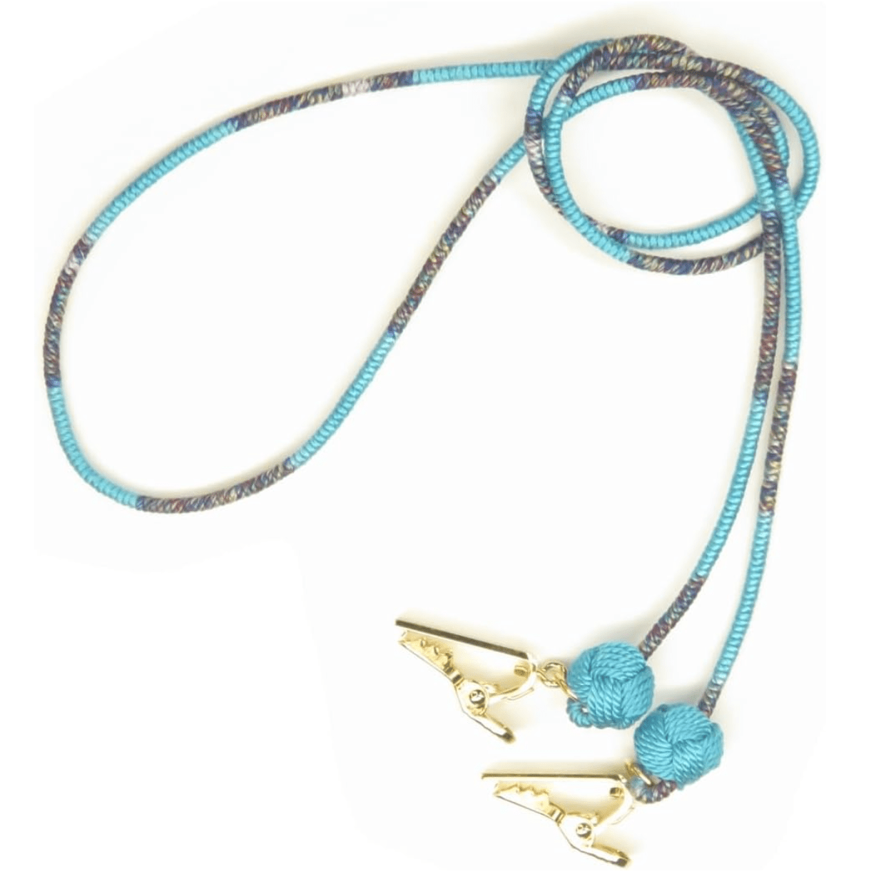 Iga Kumihimo Napkin Clip (Sky Blue, Sora)