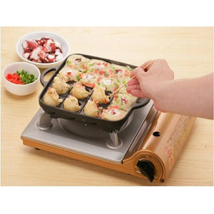 Ikenaga Cast Iron 16 - Ball Takoyaki Pan (IH Compatible)