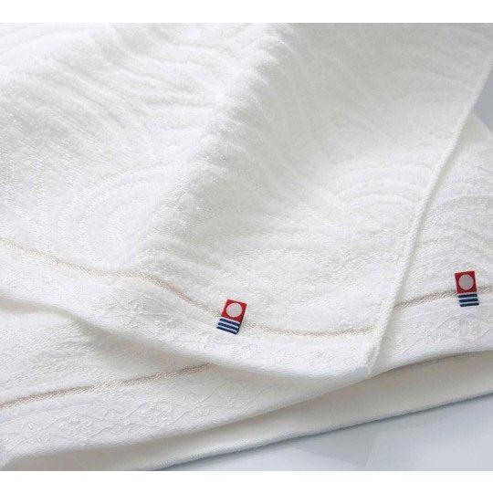 Imabari Towel White Cotton Bath Towels 60 x 110cm (Set of 2)