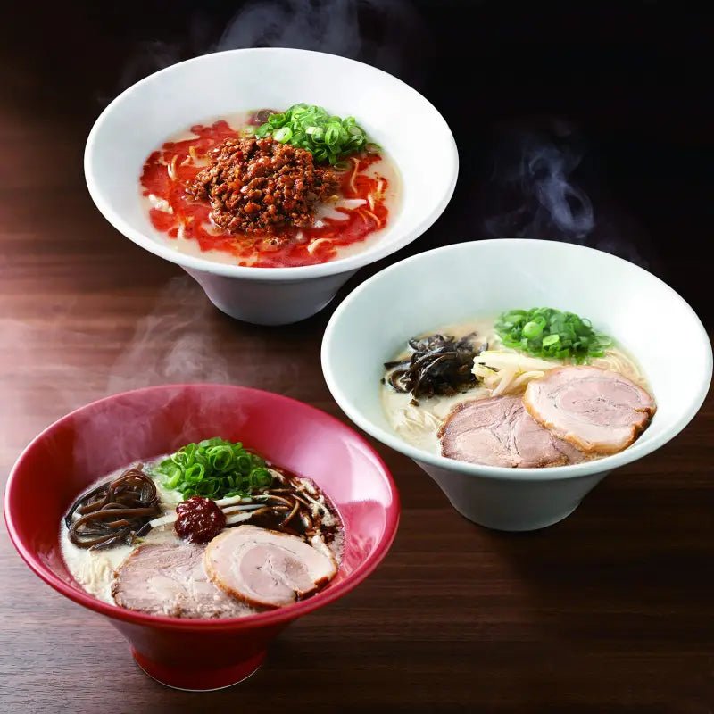 Ippudo Souvenir Ramen 3 Types Set (White x 1 Red x 1 Karaka x 1) - Instant Ramen Set