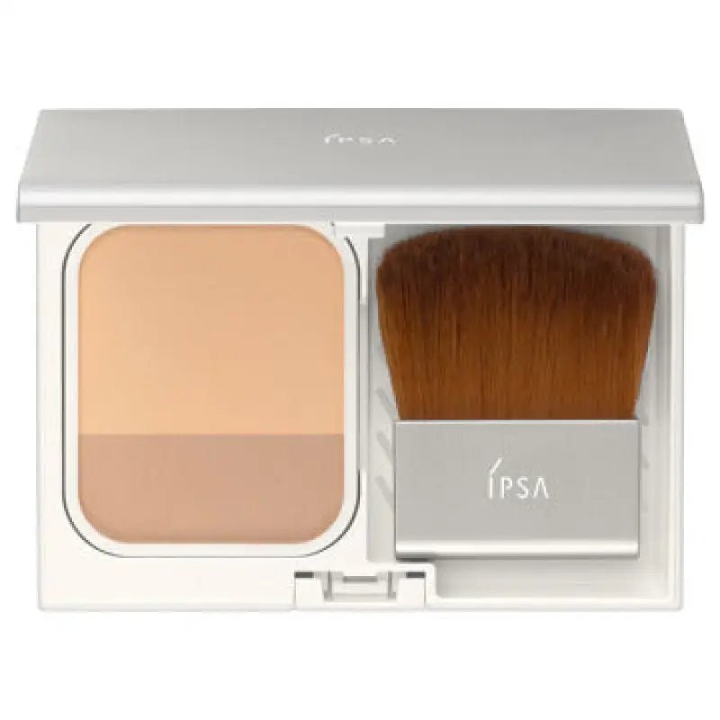 Ipsa Powder Foundation N Set (Case And Brush) 201 SPF25/ PA ++ [refill] - Powder Foundation Makeup
