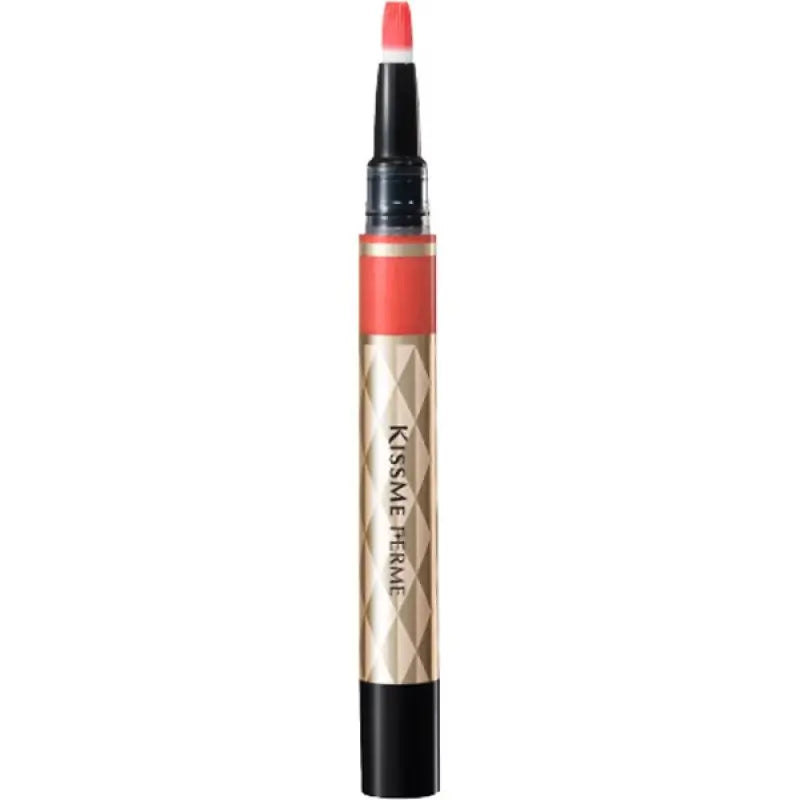 Isehan Kiss Me Ferme Red Brush Liquid Rouge 10 1.9g - Japan Moisturizing Lipstick Makeup