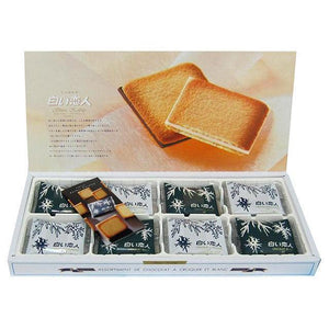 Ishiya Shiroi Koibito Cookies Dark and White Chocolate 24 Biscuits