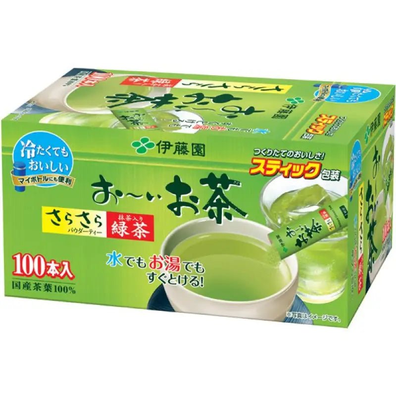 Ito En Oi Ocha Matcha Green Tea 0.8g x 100 Sticks - Powdered Tea From Japan