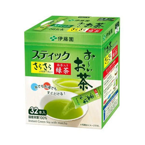 Ito En Oi Ocha Sarasara Green Tea With Matcha 100 Sticks - Big Box Matcha Green Tea