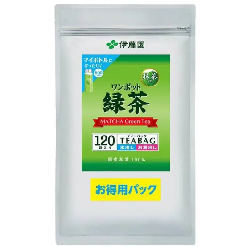 Ito En One - Pot Matcha Green Tea 120 Bags - Large Capacity Tea Pack - Matcha Green Tea
