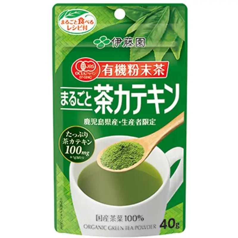 Ito En Organic Green Tea Powder 40g - Powdered Tea From Japan - JAS - Certified Organic Tea