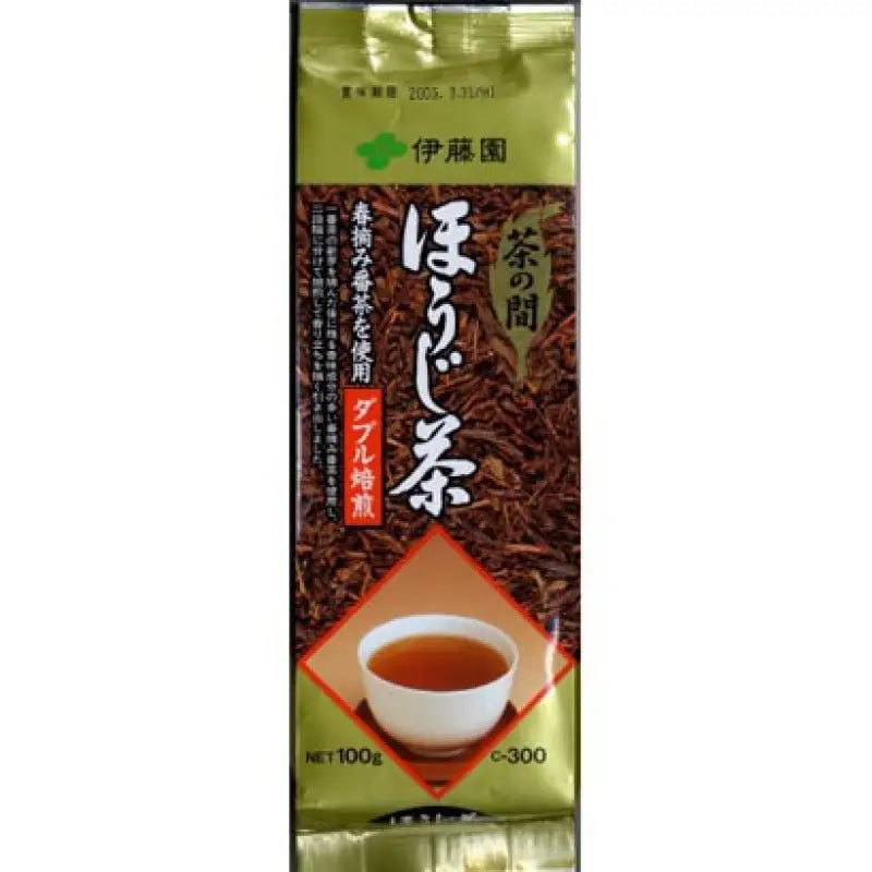 Ito En Tea Room Hojicha Roasted Green Bag 100g - Made From Spring-Picked Bancha Food and Beverages