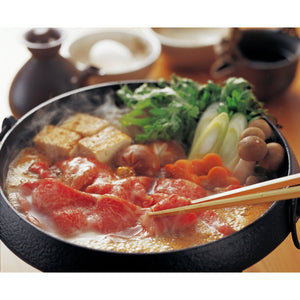 Iwachu Sukiyaki Pot Large Size Japanese Cast Iron Pan 26cm