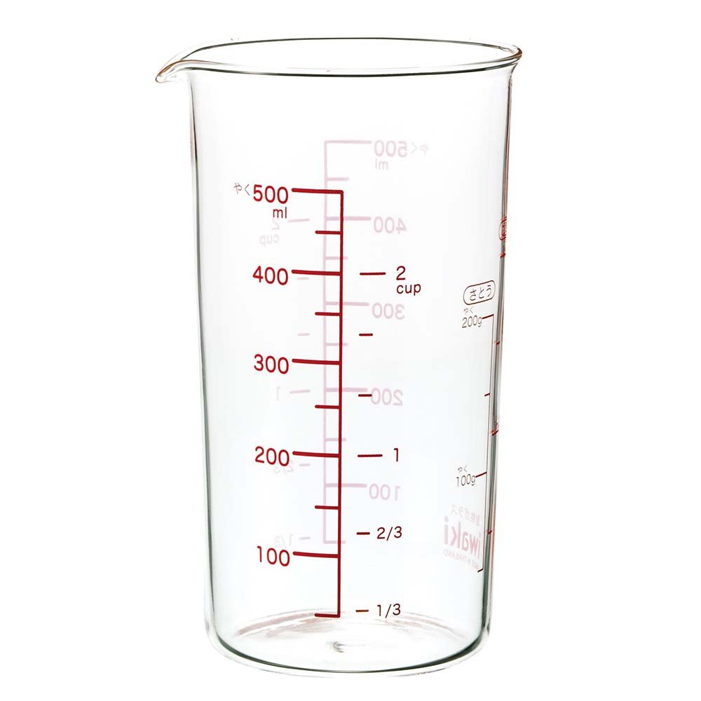 Iwaki Heat Resistant Glass Measuring Cup 500ml