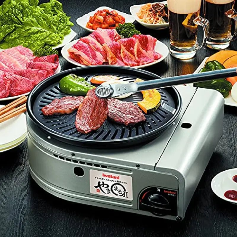 Iwatani Yakimaru Ii Cb - Slg - 2 Cassette Gas Smokeless Yakiniku Grill From Japan