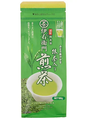 Iyemon Cha Matcha Blend Sencha Japanese Tea Bag 100g - Green From Japan Food and Beverages