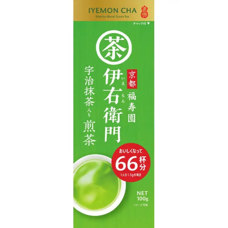 Iyemon Cha Matcha Blend Sencha Japanese Tea Bag 100g - Green Tea From Japan