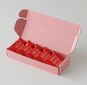 PRESS BUTTER SAND Gift, Set of 2, 10 Pieces
