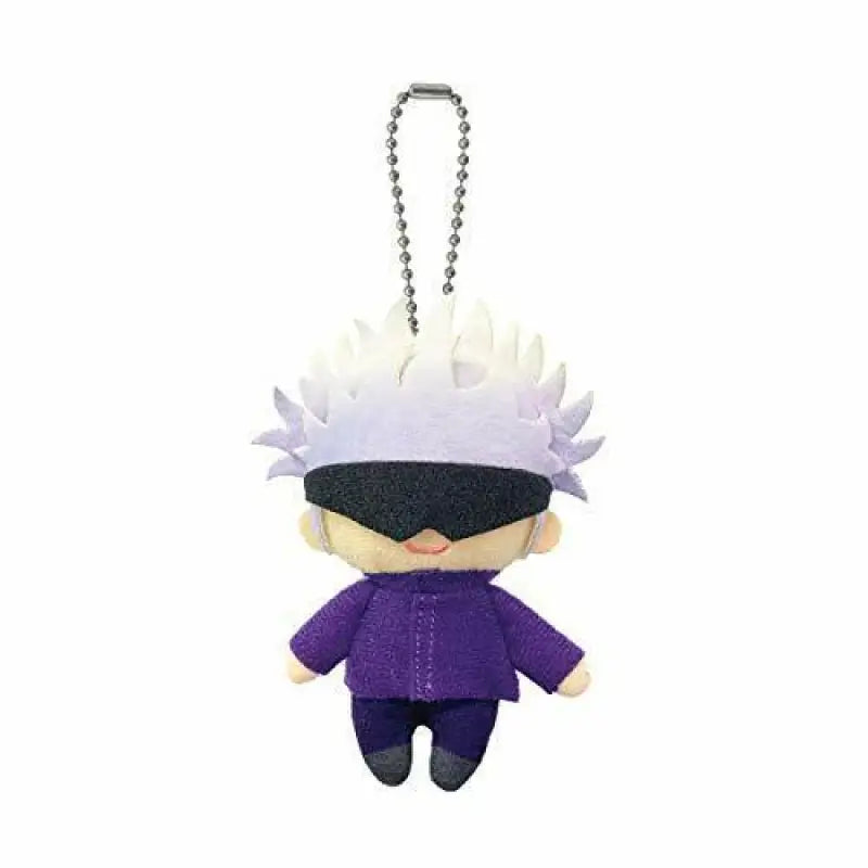 Jujutsu Kaisen Ball Chain Mascot Satoru Gojo Plush Doll Stuffed Toy 