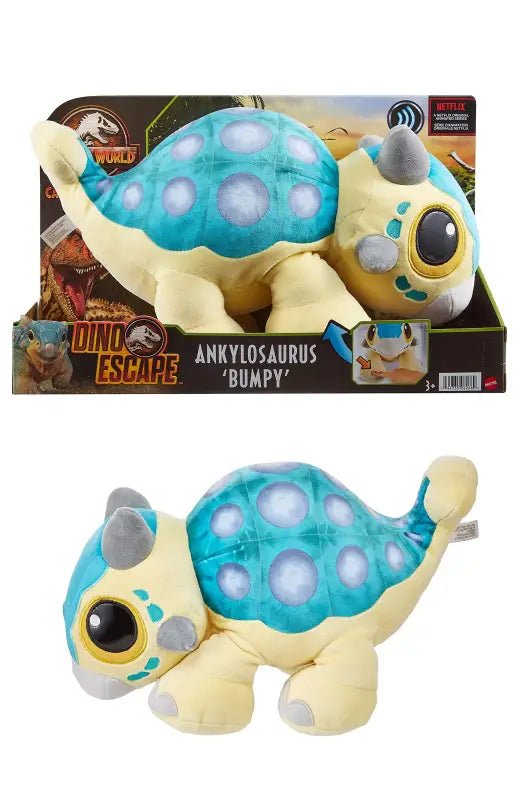 Jurassic World Plush Ankylosaurus Bumpy Plush Cream Plush Toys Made In Japan