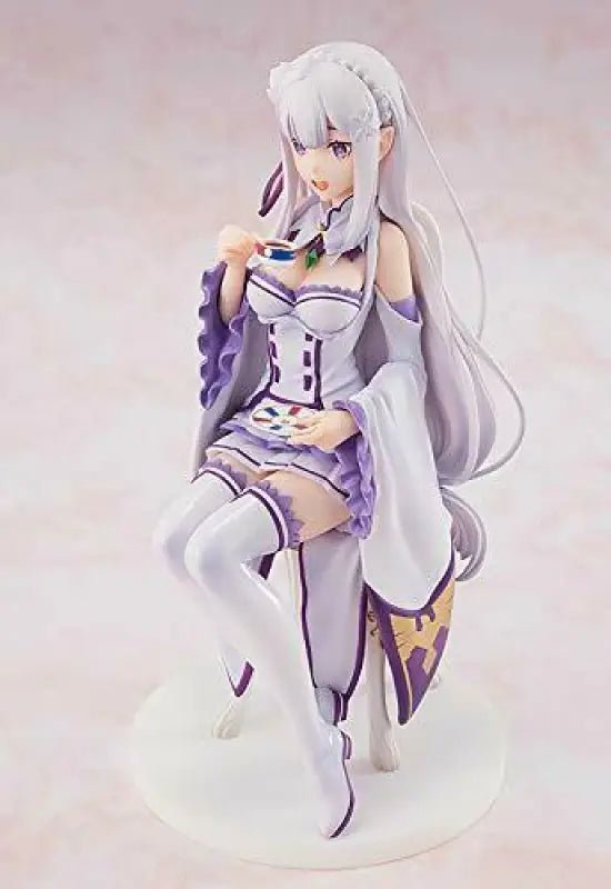 Kadokawa Emilia: Tea Party Ver. 1/7 Scale Figure