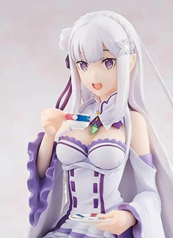 Kadokawa Emilia: Tea Party Ver. 1/7 Scale Figure