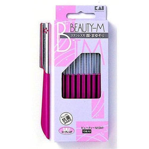 KAI Beauty - M Razor for Face and Eyebrows 10 Razors