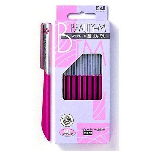 KAI Beauty - M Razor for Face and Eyebrows 10 Razors