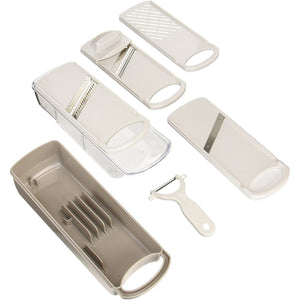 KAI Delico Compact Japanese Mandoline Slicer Bundle Set DZ0746