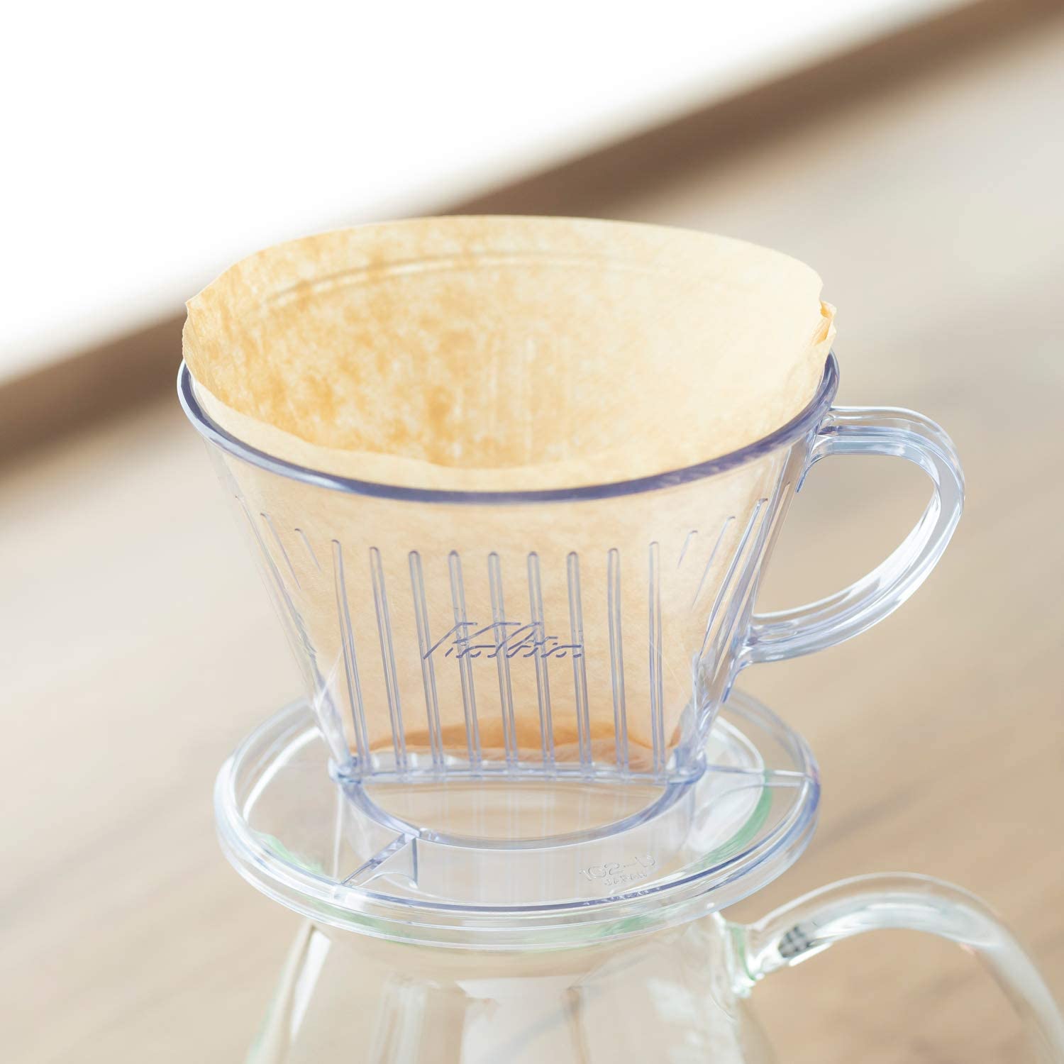 Kalita Plastic Coffee Dripper 101 Clear