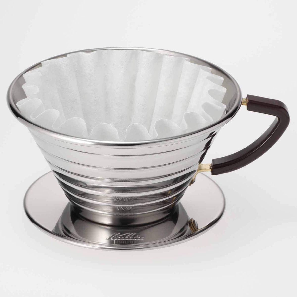 Kalita Wave 185 Coffee Dripper Stainless Steel 185S