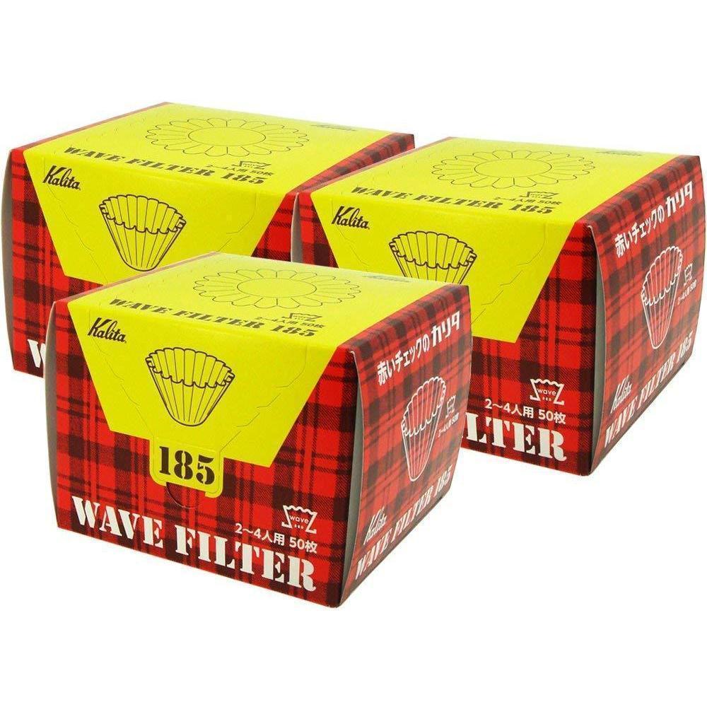 Kalita Wave 185 Coffee Filter Paper KWF - 185 (Pack of 3)