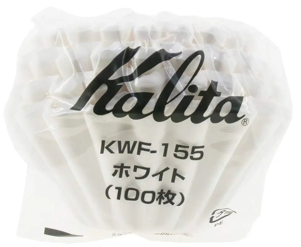 Kalita Wave Series Coffee Filter White For 1 - 2 People 100 Pieces Made In Japan #22213