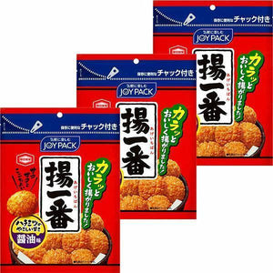 Kameda Age Ichiban Honey and Soy Sauce Fried Rice Cracker 76g (Pack of 3)