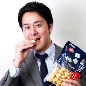 Kameda Katabutsu Salted Fried Rice Crackers Senbei in 48g (Pack of 3 Bags), gluten-free, perfect for sharing occasions