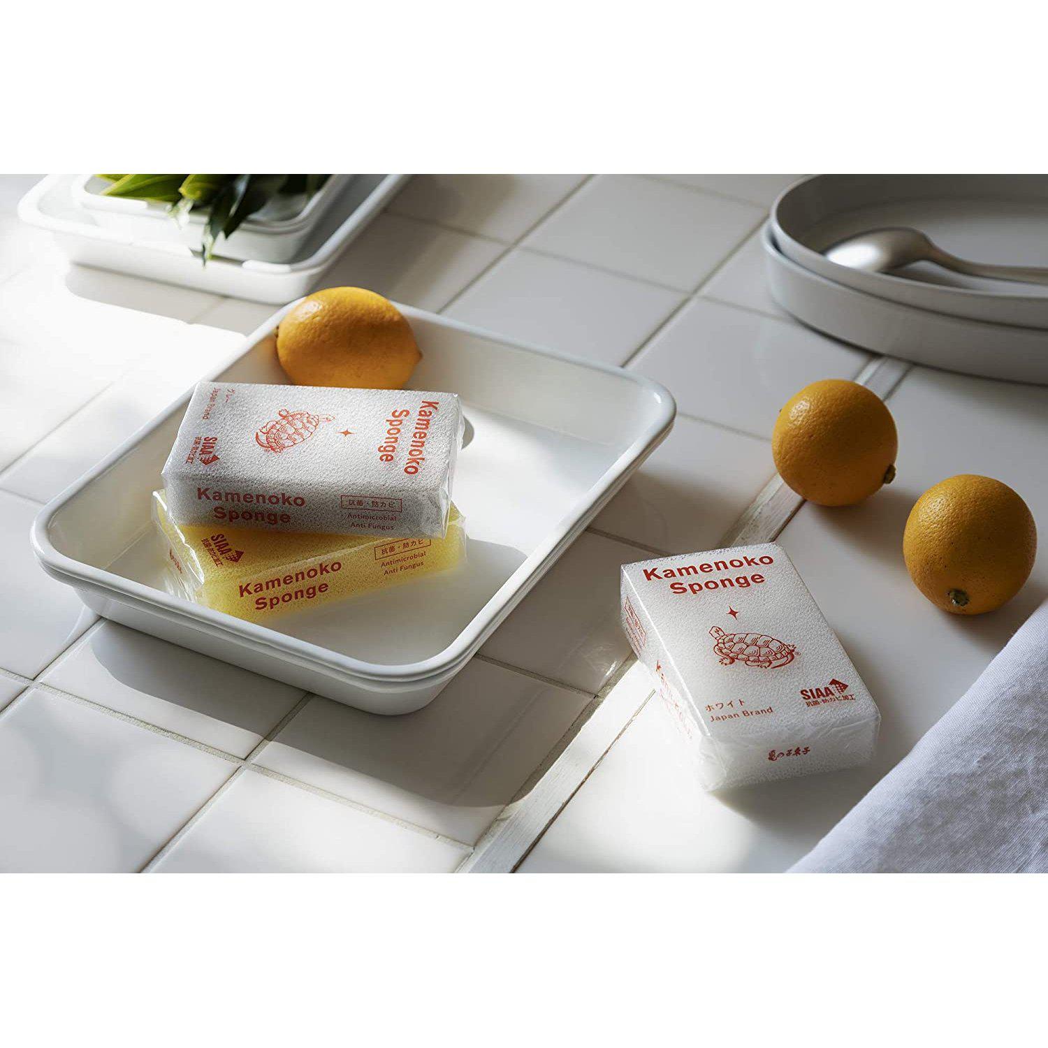 Kamenoko Kitchen Sponge Yellow (Pack of 3)