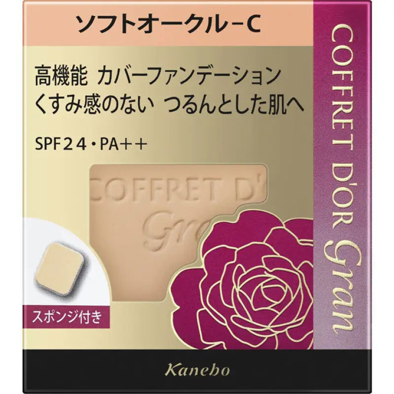 Kanebo Coffret D’or Gran Cover Fit Pact UV Foundation II SPF24/ PA + + Soft Ocher C - Makeup