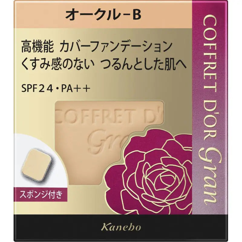 Kanebo Coffret D’or Gran Cover Fit Pact UV Foundation II SPF24/ PA + + Orcher B - Makeup