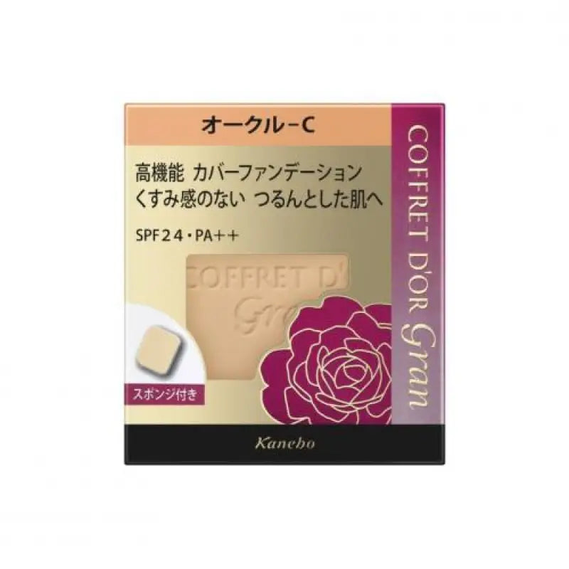 Kanebo Coffret D’or Gran Cover Fit Pact UV Foundation II SPF24/ PA + + Ocher C - Makeup