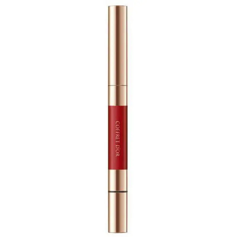 Kanebo Coffret Doll Contour Lip Duo 03 Deep Red 2.5g - Japanese Lipstick Must Have Makeup