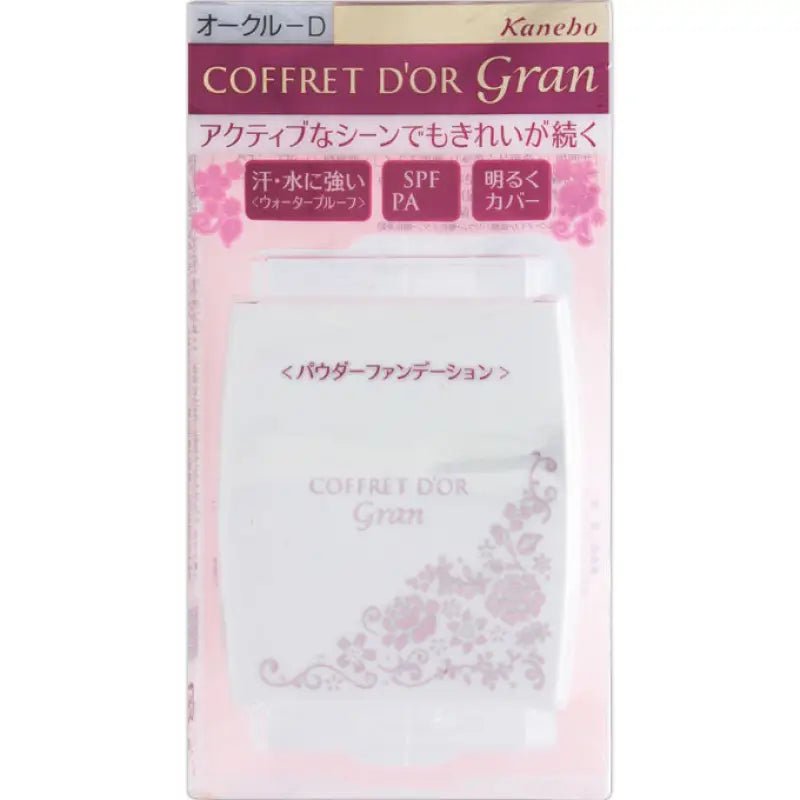 Kanebo Coffret D'or Gran Cover Fit Compact UV Foundation Waterproof Ocher D SPF40/ PA +++ 7.5g