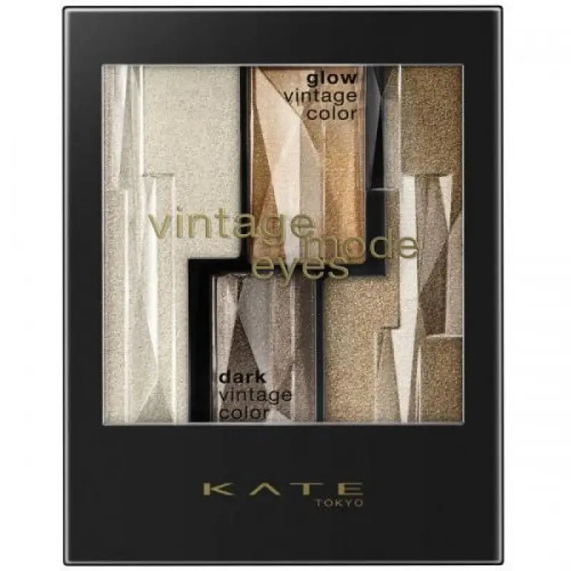 Kanebo Kate Vintage Mode Eyes BR - 2 Cool Gold Brown 3.3g - Japanese Eyeshadow