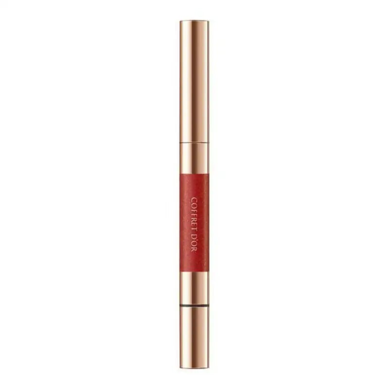 Kanebo Limited Coffret Doll Contour Lip Duo Ex04 Brick Red - Japanese Moisturizing Lipsticks