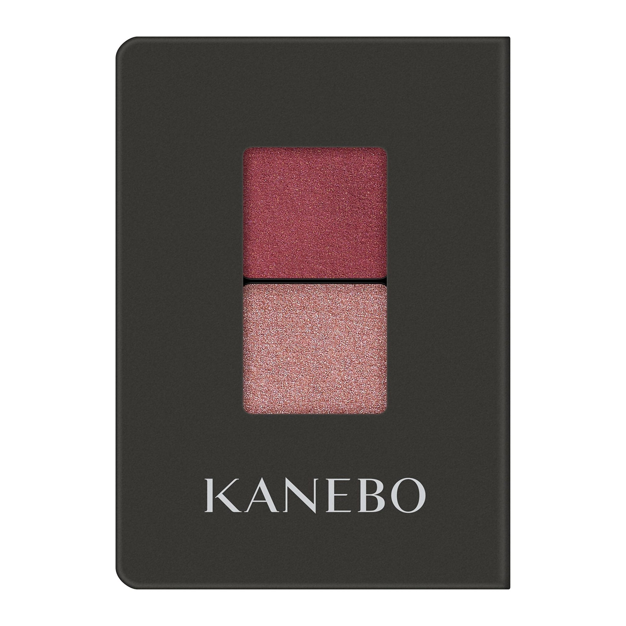 Kanebo Majestic Ruby Eye Shadow Duo 1.4G - Vibrant Color Compact