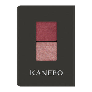 Kanebo Majestic Ruby Eye Shadow Duo 1.4G - Vibrant Color Compact